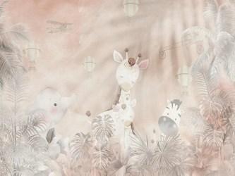 LITTLE JUNGLE | Carta da parati per bambini  [Col.2]